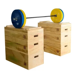 Adjustable Wooden Plyo Jerk Box for Weightlifting