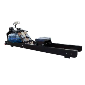 Adjustable Wooden Water Rowing Machine for Home and Gym Use