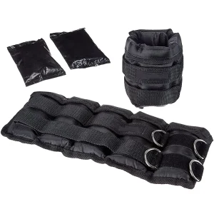 Adjustable Wrist & Ankle Weighted Sandbags, 5 lb, 10 lb, 20 lb, 1.5 kg, 2 kg, 8 kg, for Fitness & Running