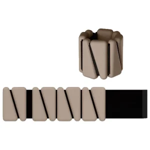 Adjustable Wrist Ankle Weights 1LB 2LB 4LB Per Pair Silicone Wearable Weights with Removable Blocks Fitness Training
