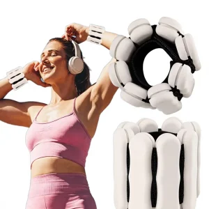 Adjustable Wrist and Ankle Weights 2 lb Pair for Women Men and Kids Yoga Pilates Running Walking Swimming Physical Therapy Strength