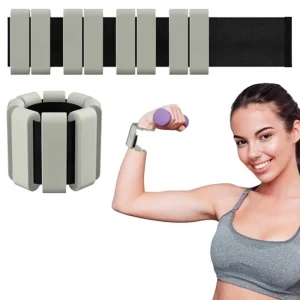 Adjustable Wrist and Ankle Weights for Women and Men, Hook-and-Loop Closure, 1-1.3 Lbs Each, Yoga Dance Barre Gym