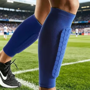 Adult Elastic Honeycomb Calf Protector for Basketball, Football and Cycling
