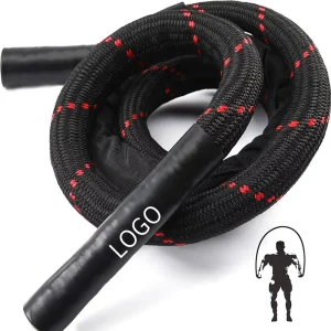 Adult Exercise Battle Ropes Men Women Heavy Skipping Jump Rope for Fitness 3LB Weighted Jump Ropes