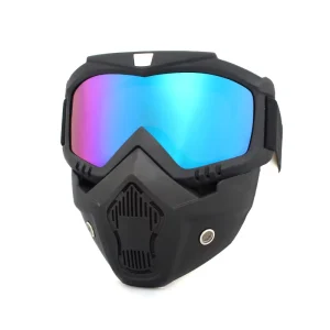 Adult Motorcycle Full Face Mask Goggles UV Protection Lightweight for Motocross Beach Cycling Skiing Fishing