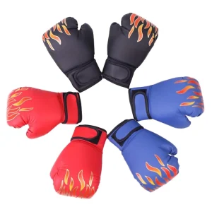 Adult PU Leather Boxing Gloves Set for Men and Women Beginner Training