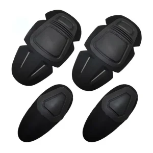 Adult Tactical Nylon Protective Gear Set with Knee and Elbow Pads for Cycling and Sports