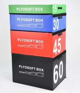 Adult and Kids Sensory Integration Four-In-One Progressive Step Training Soft Plyo Boxes