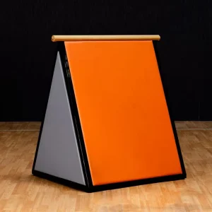 Adults and Kids Gymnastics Equipment Parkour Obstacles and Blocks Iron Frame Wood Soft Padding 100x90x120CM