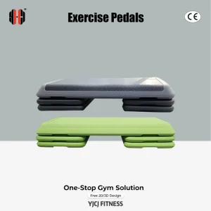 Aerobic Exercise Step Platform with Layered Height Structure and Textured Surface