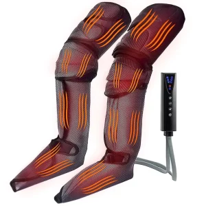 Air Compression Foot and Leg Massager with Thigh Coverage for Sports Recovery
