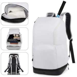 Air Cushion Basketball Backpack with Large Capacity and Badminton Racket Compartment