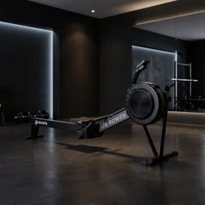 Air Resistance Rowing Machine Commercial Rower with Performance Monitor for Gym Cardio Fitness