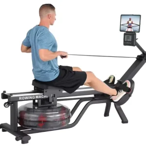 Air Rower Fitness Rowing Machine for Home Gym Use