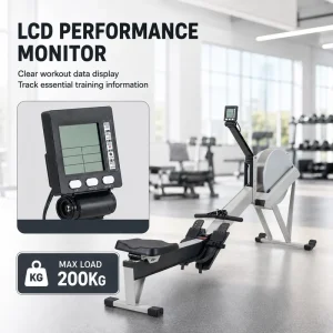 Air Rower Indoor Rowing Machine Cardio Fitness Equipment