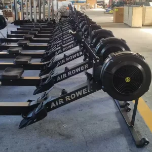 Air Rowing Machine, Foldable and Silent, for Commercial or Home Use