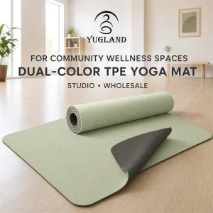 Alignment Line TPE Yoga Mat Non Slip Exercise Pad for Beginner Yoga Pilates Home Workout Factory