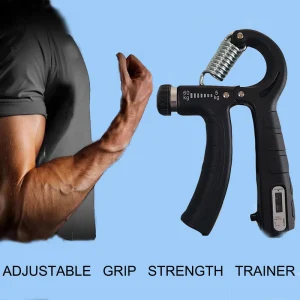 All Purpose Adjustable Hand Grip Trainer With Counter Forearm Builder Hand Exerciser for Sports Enthusiasts