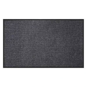All-Season Waterproof Polyester Washable Doormat for Entrance Heavy-Duty Commercial Floor Mat Fade-Resistant Rubber Back Low Profile