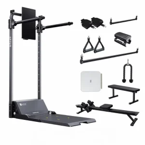 All-in-One Compact Home Fitness Station with Electronic Dynamic Resistance