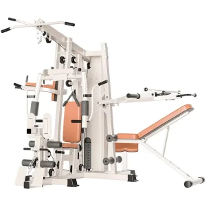 All-in-One Durable Stainless Steel Frame Home Gym Equipment Full Training Workout Station Weight Stack Pulley System