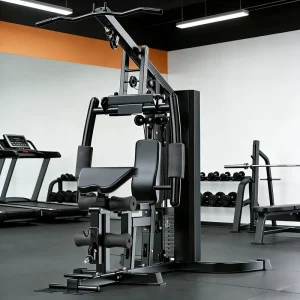 All-in-One Gym Equipment Workout Station with Weight Stack Pulley System Multi-Function Exercise Equipment