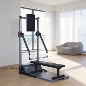 All-in-One Home Gym with Adjustable Resistance, Smart Foldable Compact Fitness Station