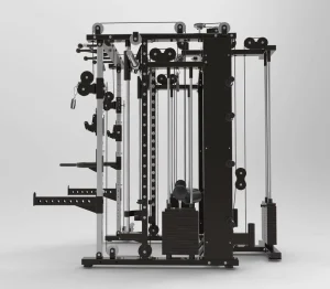 All in One Machine with Smith Machine Cable System and Low Row for Full Body Strength Training in Home and Commercial Gym