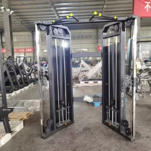 All-in-One Multifunctional Gym Machine Power Rack with Steel Smith Machine and Cable Crossover Trainer Pin-Loaded Cable Trainer