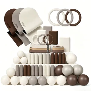 All-in-One Yoga Pilates Kit with Silicone Dumbbells, Booty Band, Block, Mini Ball, Magic Circle Ring, Yoga Mat, and Yoga Block