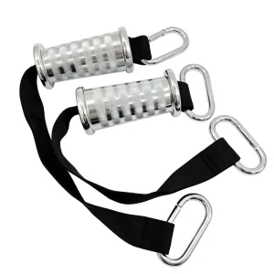 Aluminum Alloy Biceps Triceps Pulldown Handles for Gym Cable Machine with Ergonomic Non Slip Grips