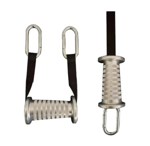Aluminum Alloy Conical Cable Handle with Rope Attachment for Lat Pulldown and Tricep Workout