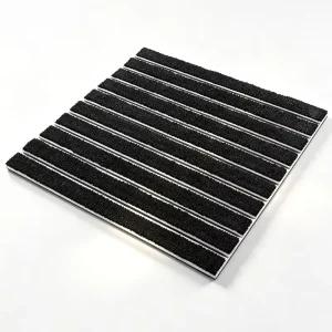 Aluminum Alloy Entrance Doormat Heavy-Duty Non-Slip Dust-Proof Floor Mat for Hotel Office Lobby