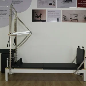 Aluminum Alloy Pilates Reformer Bed MJD W41 Half Tower Design Training Equipment for Pilates Center