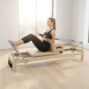 Aluminum Alloy Reformer Pilates Equipment with Tear-Resistant Upholstery