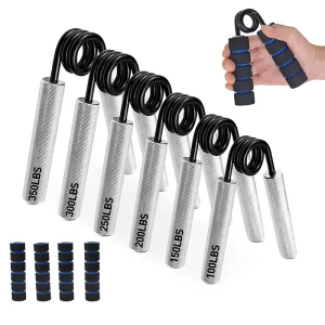 Aluminum Anti-Slip Hand Grip Strengthener 100-350 Lbs