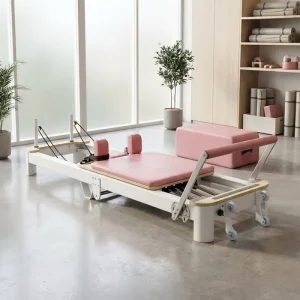 Aluminum Folding Pilates Reformer with 6 German Springs Space Saving CE ISO
