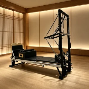 Aluminum Pilates Half Trapeze Tower with Dual Strap Loops