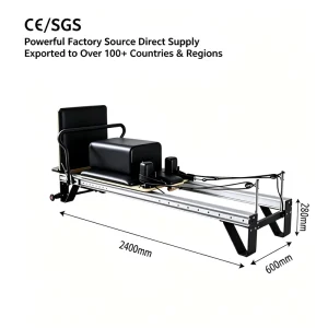 Aluminum Pilates Reformer Machine for Yoga Studio with 5 Springs