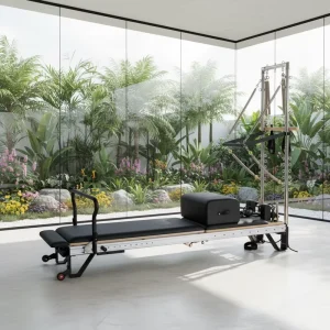 Aluminum Pilates Reformer with Half Tower, Direct Factory Supply