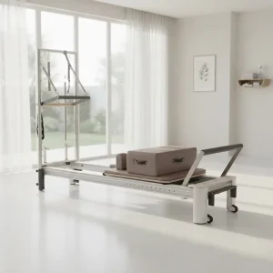 Aluminum Pilates Reformer with Tower 2 in 1 Pilates Machine for Pilates Studio