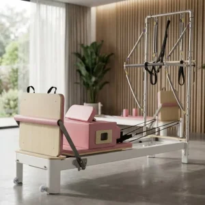 Aluminum Pilates Reformer with Tower German Springs Studio Pilates Equipment