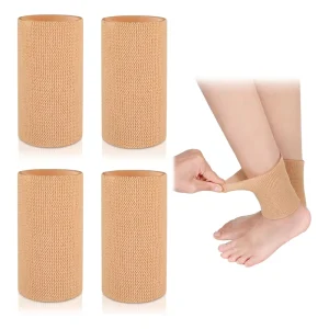 Ankle Gel Sleeves and Socks for Ice Skating, Riding, and Skiing Foot Protection