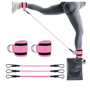 Ankle Resistance Bands for Glute Exercise Correa De Tobillo Tobilleras Gym Butt Lift Ankle Cuff Resistance Bands
