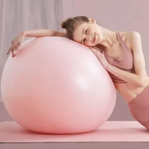 Anti-Burst Non-Slip Stability Ball for Pilates, Yoga, and Home Fitness