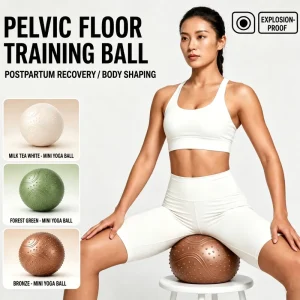 Anti-Burst Textured Yoga Exercise Ball, Thickened Anti-Slip Pilates Fitness Ball for Home Gym