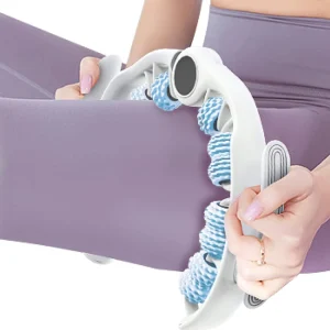 Anti-Cellulite Roller, Factory OEM, Detachable 14-Roller Handheld Leg Massager for Thighs