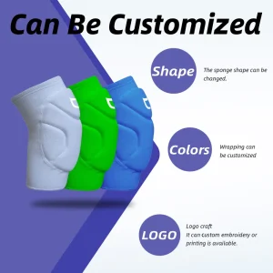 Anti-Collision Thick-Sponge Elastic Support Knee Pads for Football, Running, Gym, Volleyball, Dance, and Skating