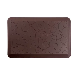 Anti-Fatigue Cushioned Washable PU Office Kitchen Mat with Non-Slip Backing for Standing Desks and Sit-Stand Workstations