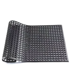 Anti-Fatigue Heavy-Duty Non-Slip Washable Rubber Floor Mat, 1500 x 900 x 10 mm, for Outdoor, Restaurant, Kitchen, and Bar
